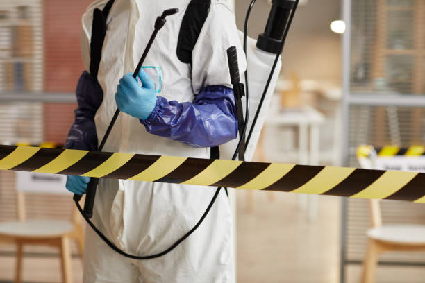 Professional Biohazard Cleanup technician working in Elkton, MD